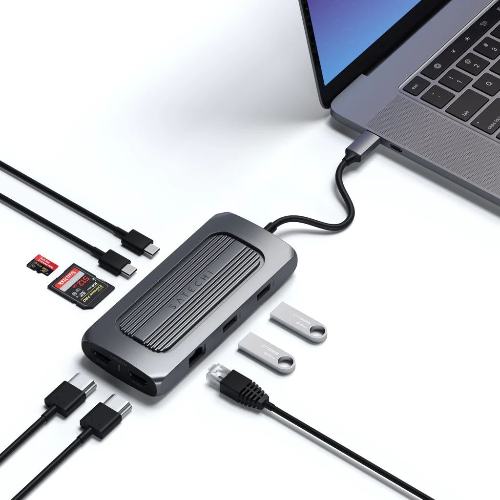 Satechi USB-C Multiport MX Adapter Space Grey