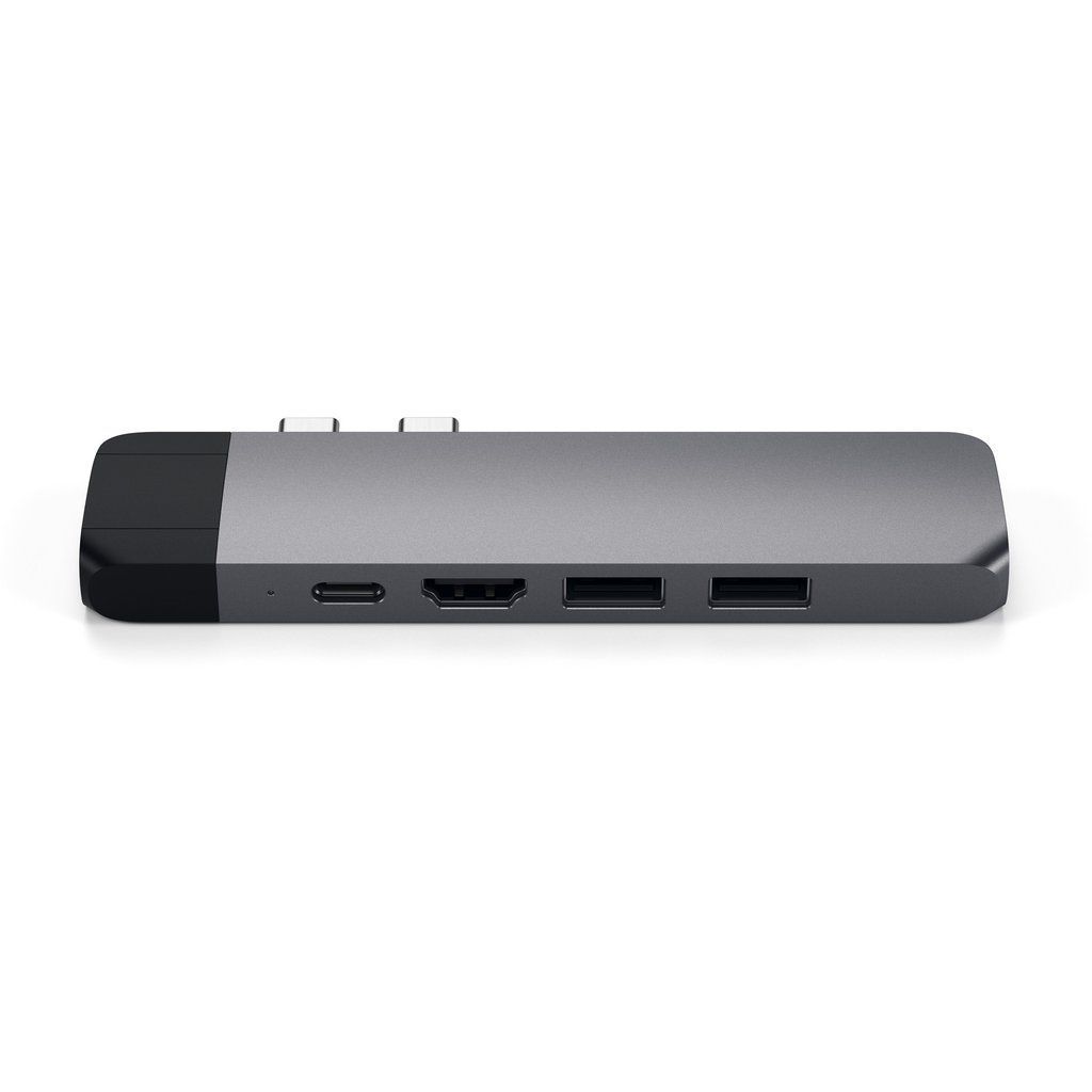 Satechi Type-C Pro Hub Adapter with Ethernet Space Gray
