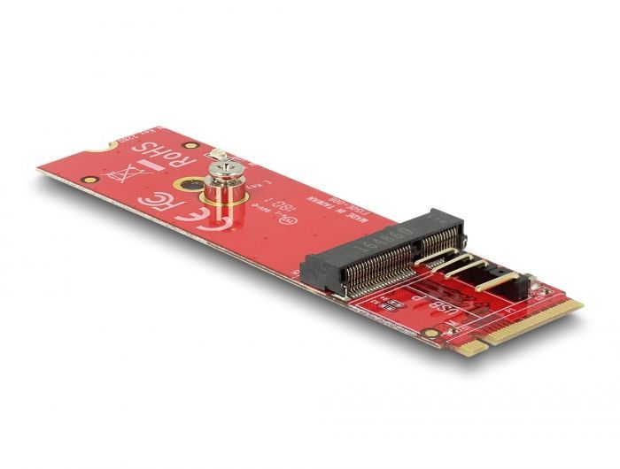 DeLock Converter M.2 Key M male > M.2 Key E slot for USB and PCIe modules