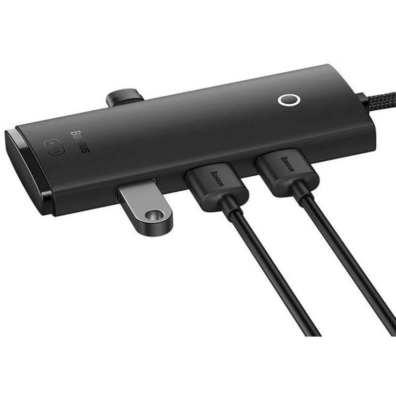 Baseus Lite Sorozat Hub 4 az 1-ben USB - 4x USB 3.0, 25cm Black