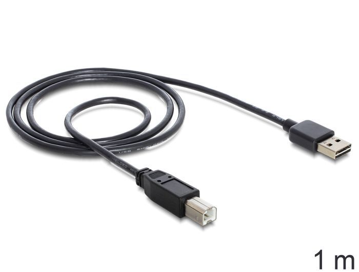 DeLock Cable EASY-USB 2.0 Type-A male > USB 2.0 Type-B male