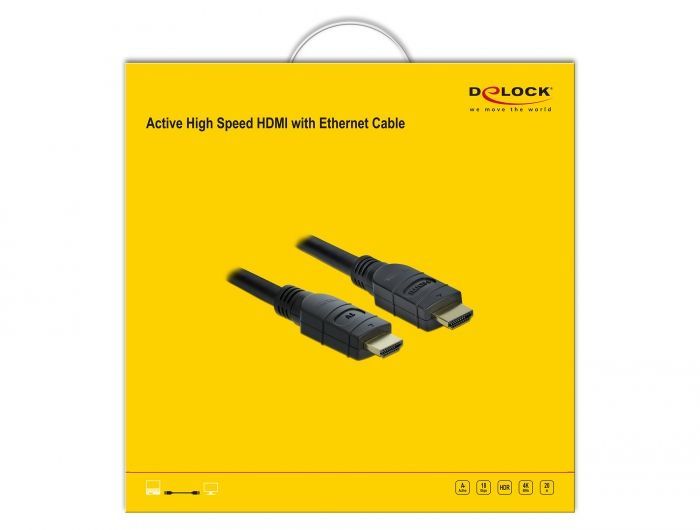 DeLock Active HDMI Cable 4K 60Hz 20 m
