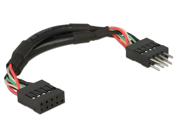 DeLock USB 2.0 Pin header Extension Cable 10 pin male / female 10cm