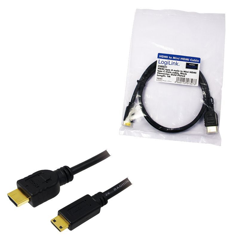Logilink HDMI - DVI-D (Single Link) 1m cable Black