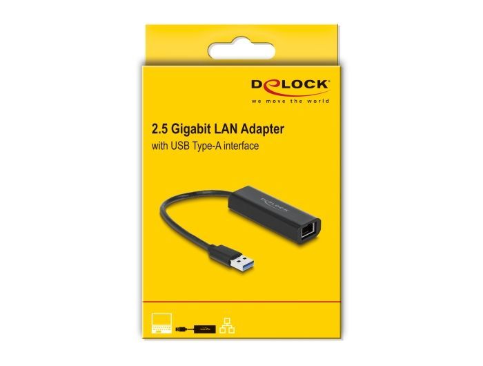 DeLock Adapter USB Type-A male to 2.5 Gigabit LAN