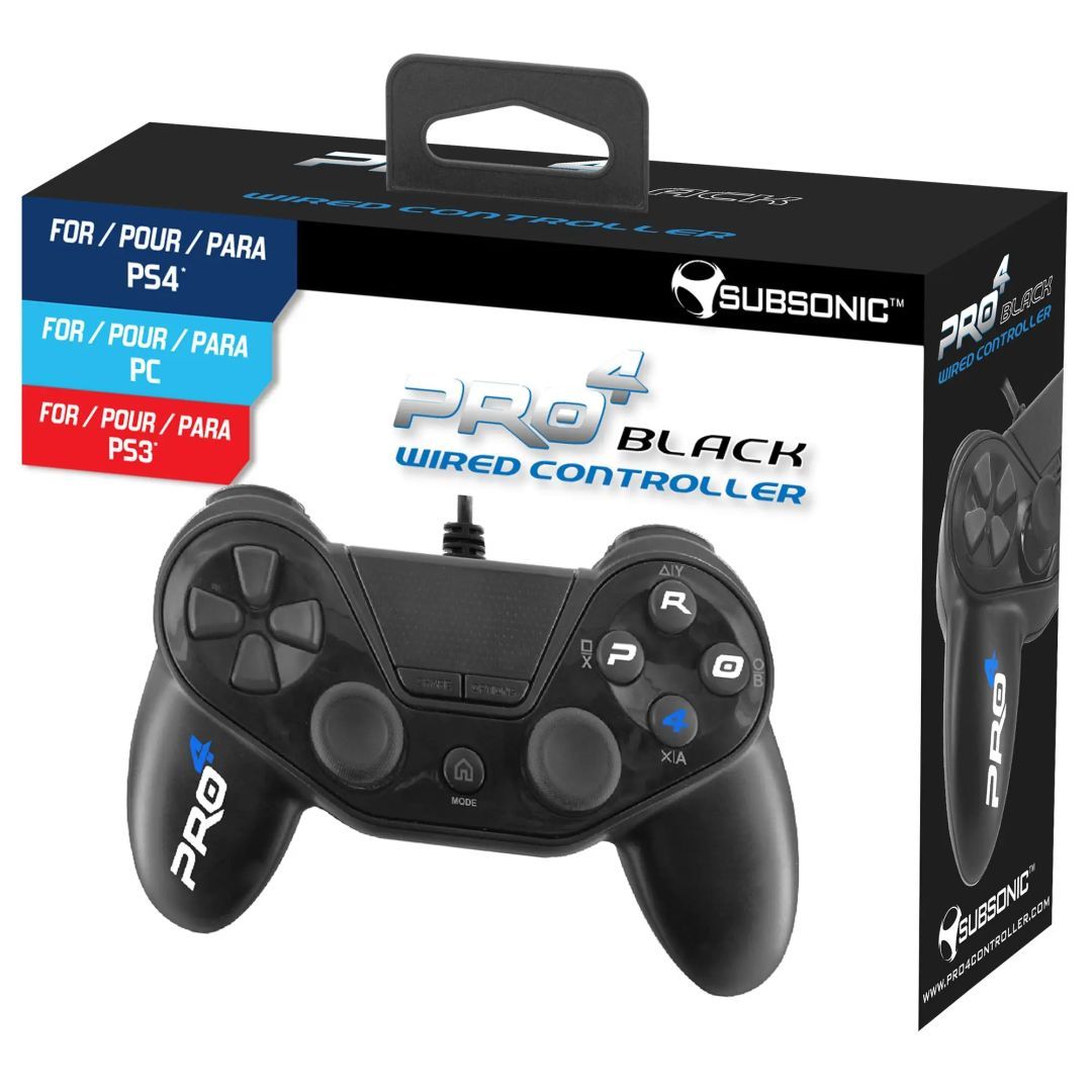 Subsonic Pro4 Gamepad Black