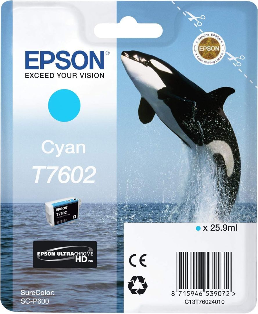 Epson T7602 Cyan tintapatron