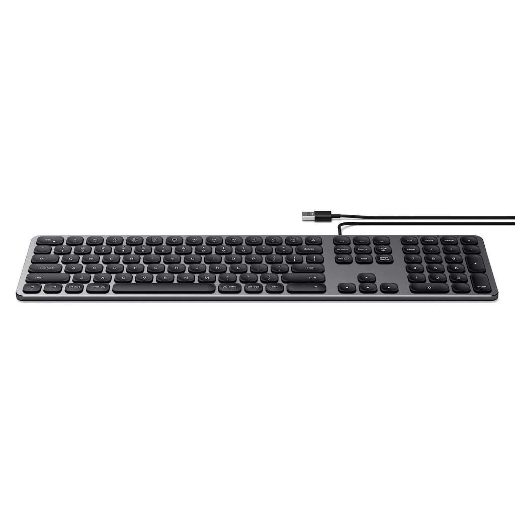 Satechi Aluminum Wired Keyboard for Mac Space Gray US