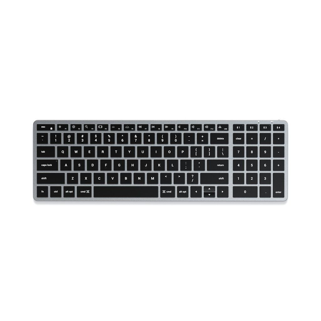 Satechi Slim X2 Bluetooth Backlight Keyboard Space Grey US