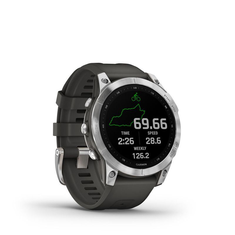 Garmin fenix 7 Silver with Graphite Band