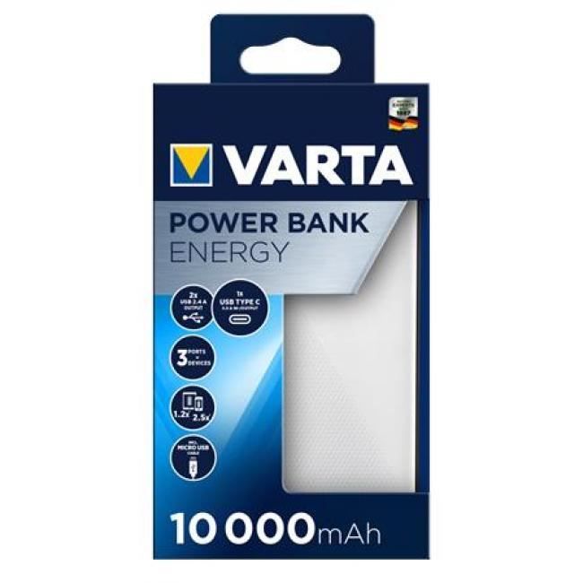 Varta Energy 10000mAh PowerBank White