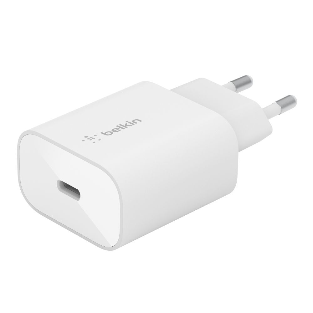 Belkin BoostCharge PD 25W PPS Wall Charger Bundle with C-Lightning Cable 1m White