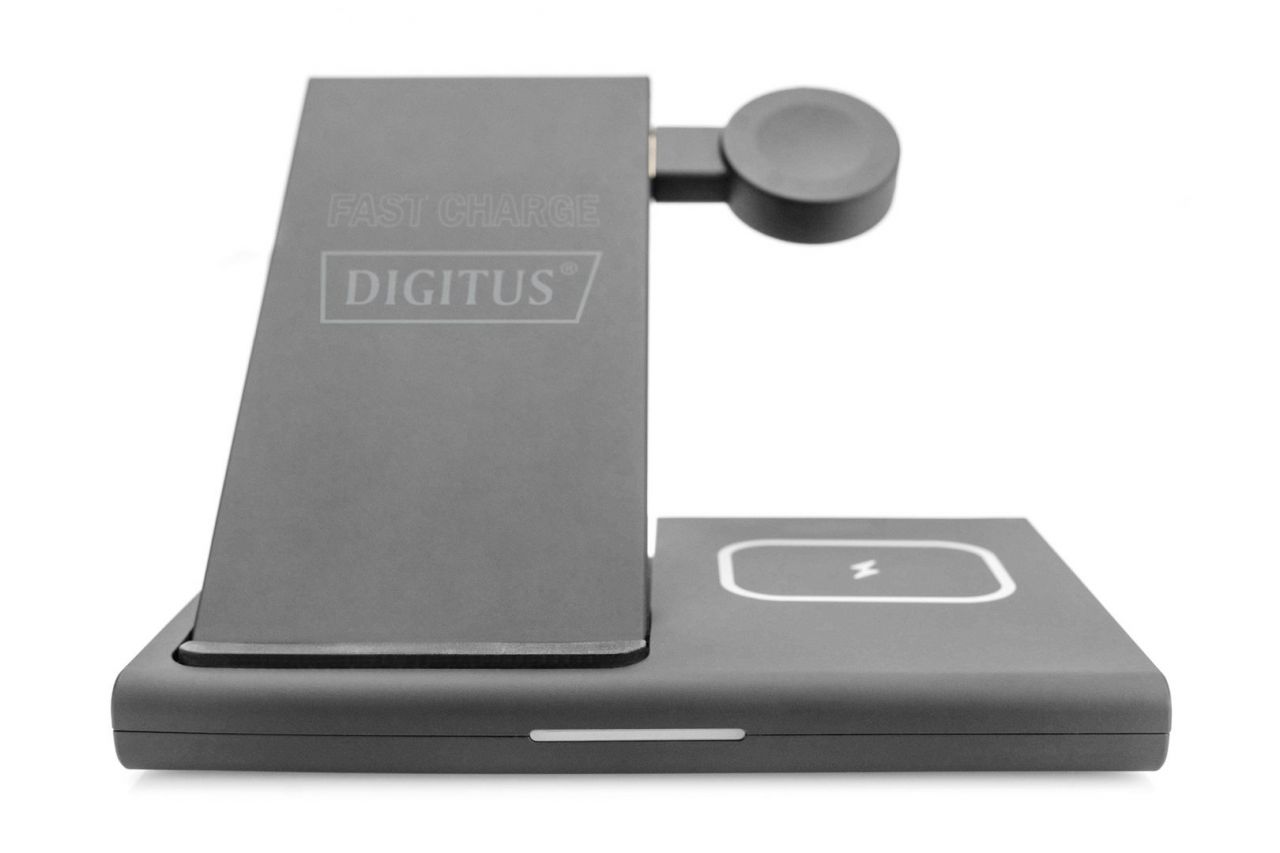 Digitus DA-10084 3in1 Charging Station foldable wireless Black