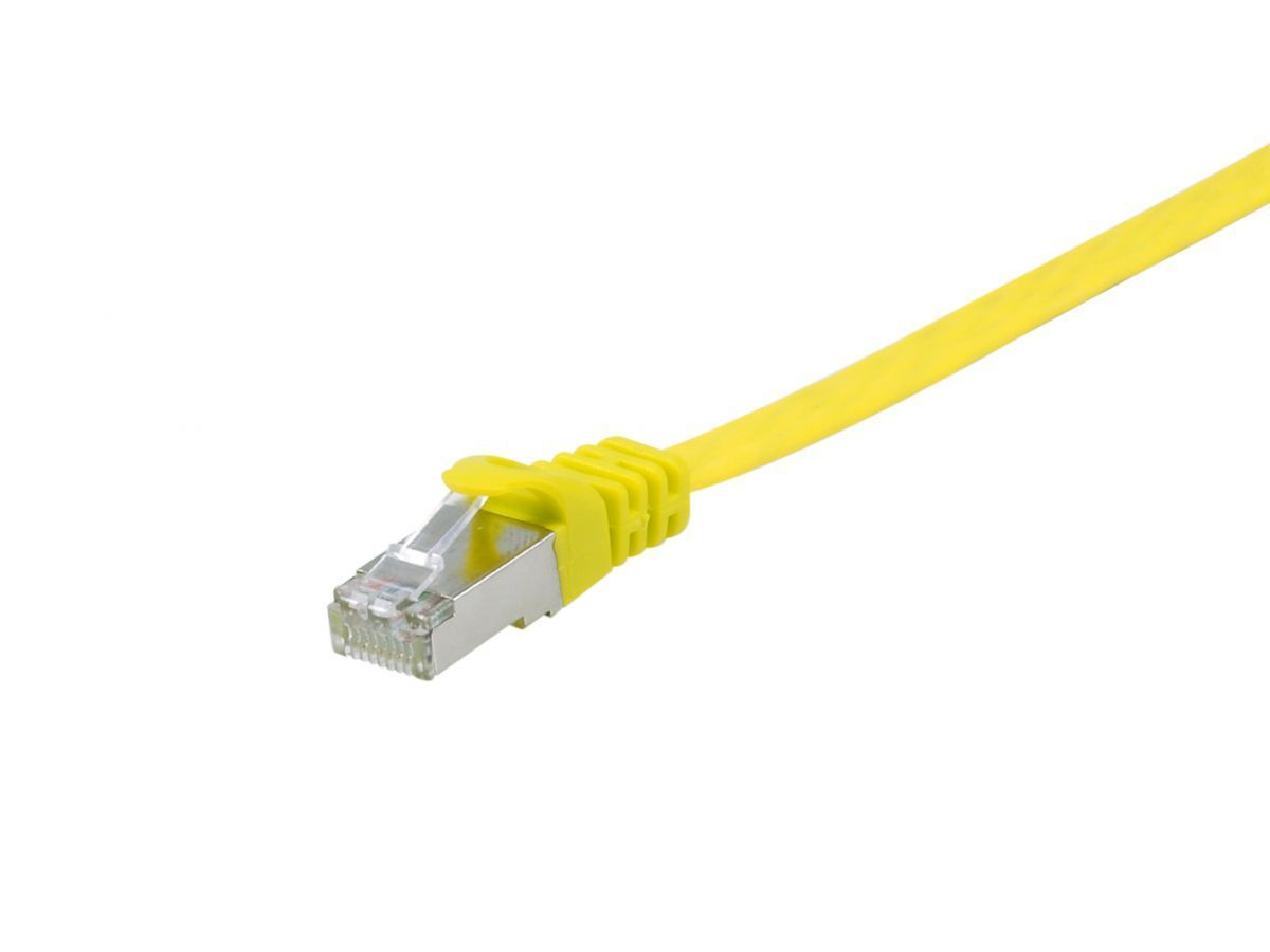 EQuip CAT6A U-FTP Patch Cable 10m Yellow