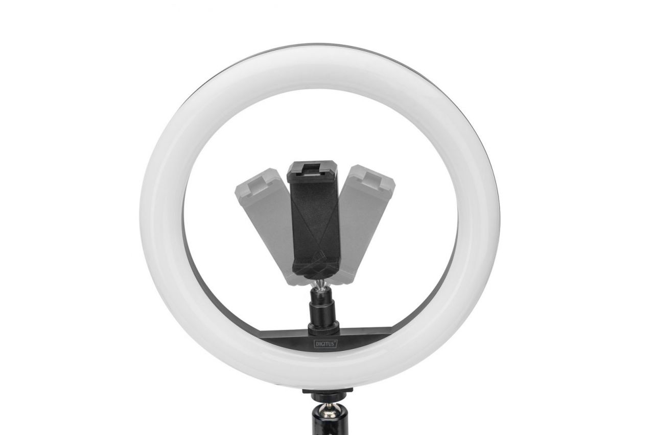 Digitus LED Ring Light 10" extendable tripod stand