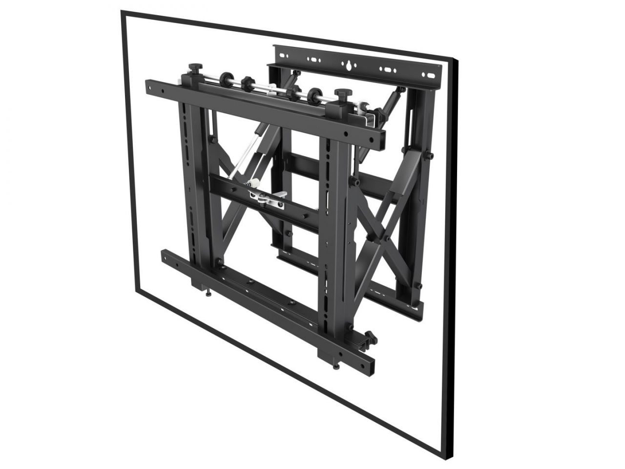 EQuip 19"-70" Push-In Pop-Out TV Wall Mount Bracket Black