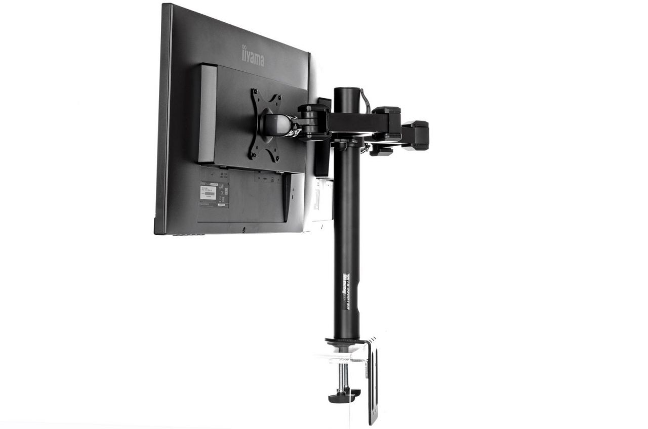 iiyama DS1002C-B1 Simple And Functional Dual Desktop Arm Black