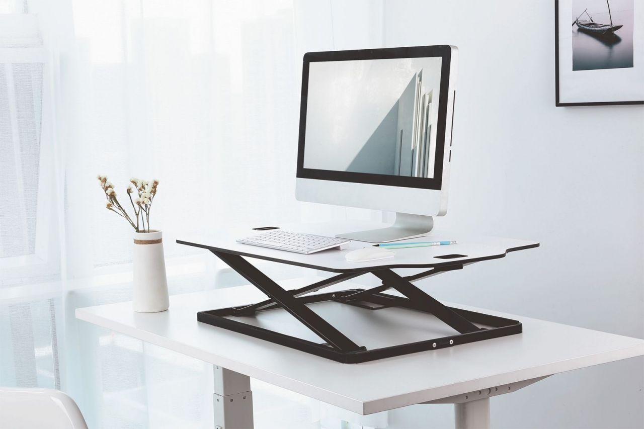 Digitus DA-90382 Ergonomic Stand/ Sit Workstation White