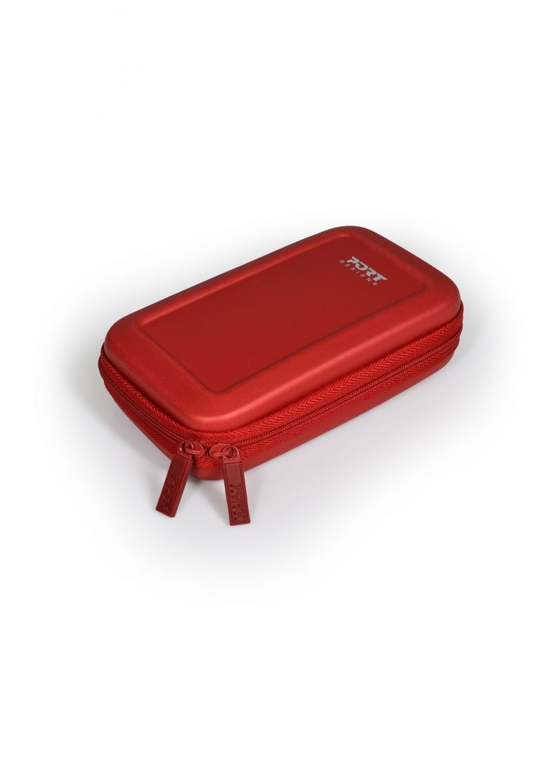 Port Designs Colorado Shock Universal case for 2,5" external hard drive Red