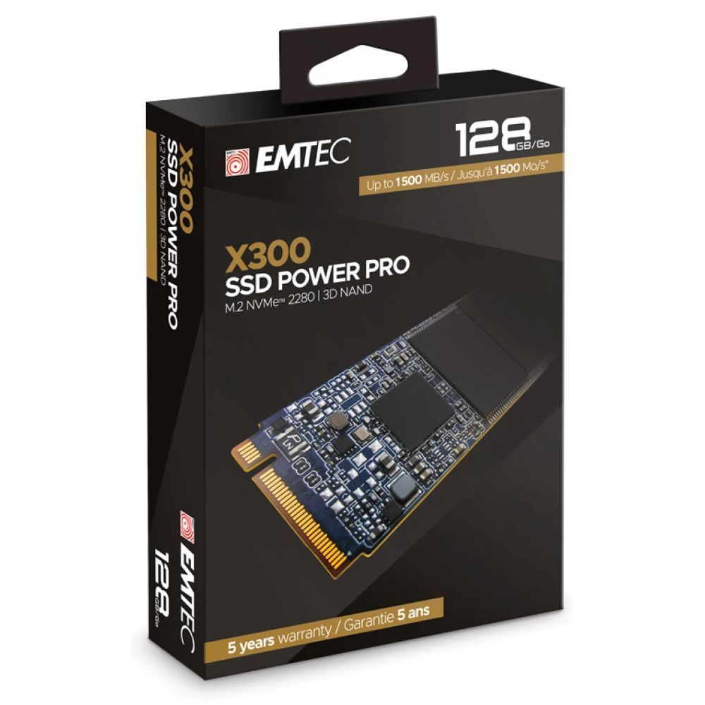 Emtec 128GB M.2 2280 NVMe X300 Power Pro
