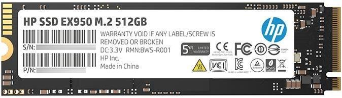 HP 512GB M.2 2280 NVMe EX950