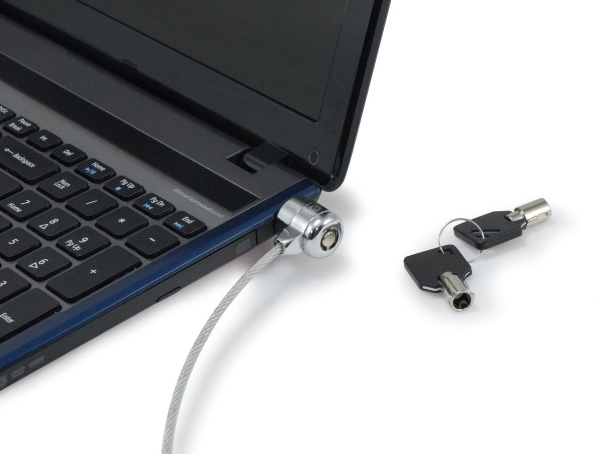 Conceptronic CNBSLOCK15 Keyed Laptop Lock 1,5m Grey