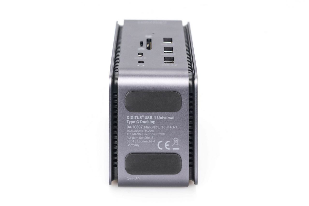 Digitus DA-70897 USB4 Docking Station 8K USB Type-C Black/Grey