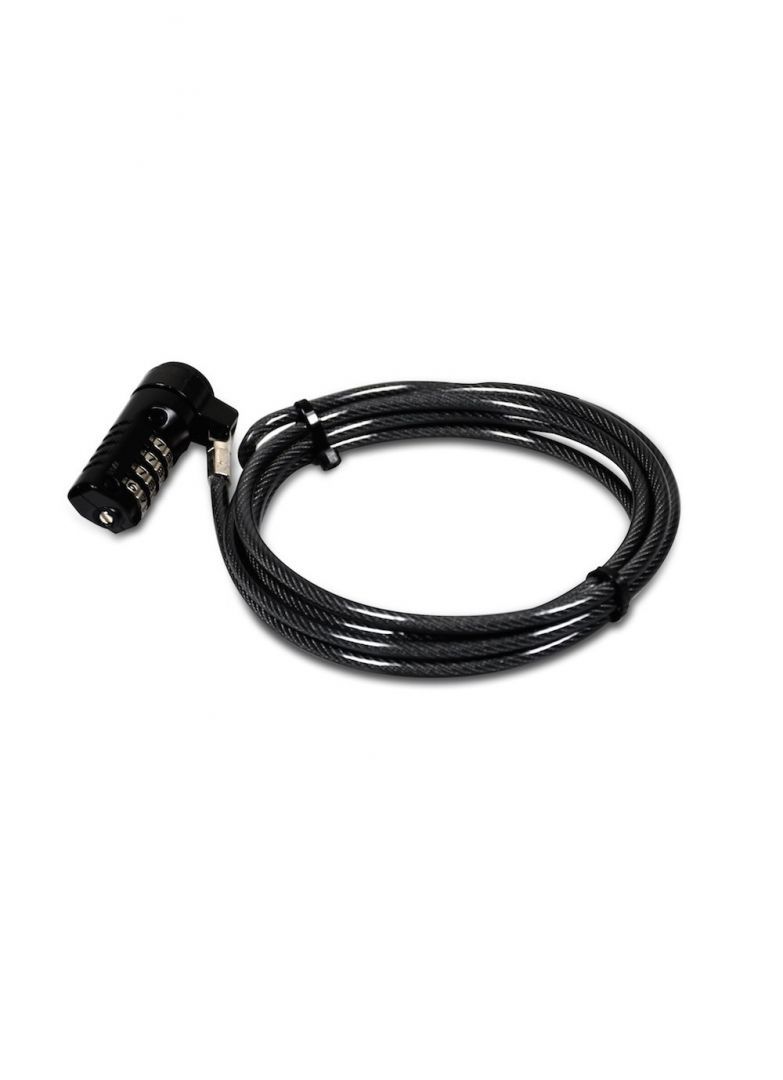 Port Designs Connect Combination Safety Cable Black