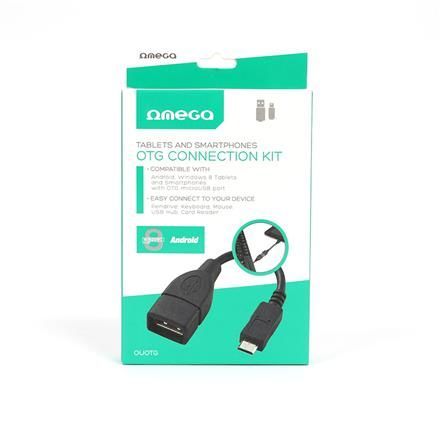 Platinet Omega USB cable USB A micro USB 0,15m Black