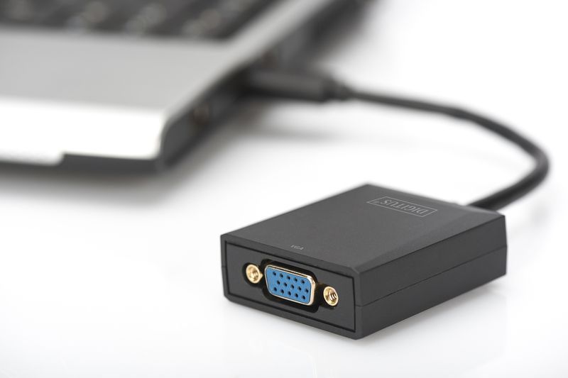 Digitus USB3.0 to VGA Adapter Black