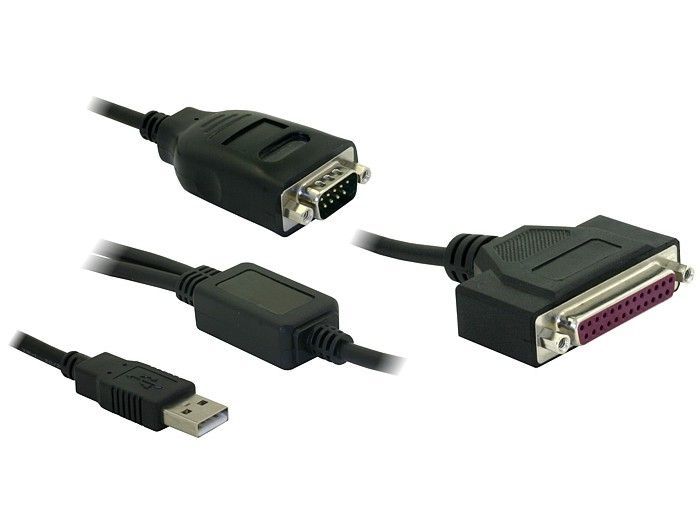 DeLock USB 1.1 > 1x Serial 1x Parallel Adapter
