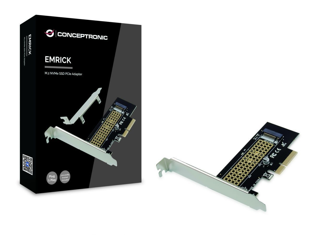 Conceptronic EMRICK05B M.2 NVMe PCIe Card