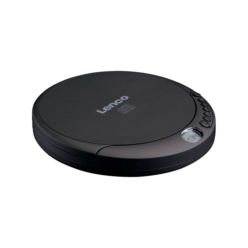 Lenco CD-010 Portable CD player with charging function Black