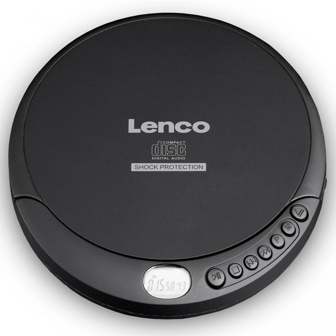 Lenco CD-200 Portable CD-Player with Anti-shock Black