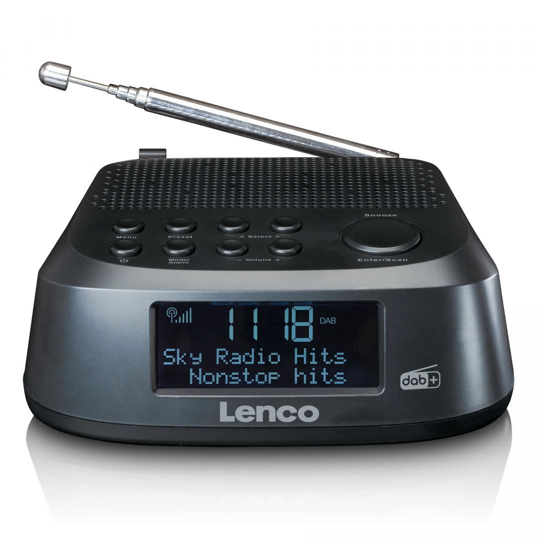 Lenco CR-605 Alarm Clock Black