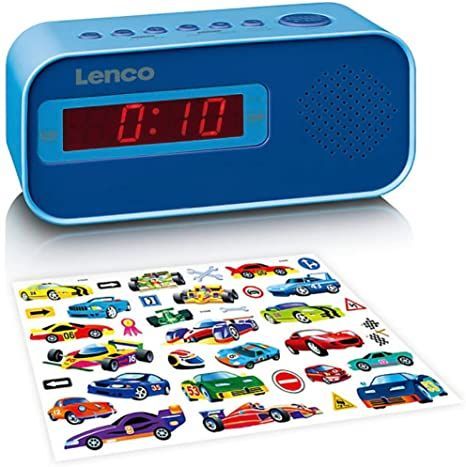 Lenco CR-205 Alarm Clock Radio Blue