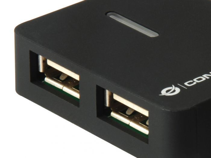 Conceptronic 4-Port USB 2.0 HUB Black