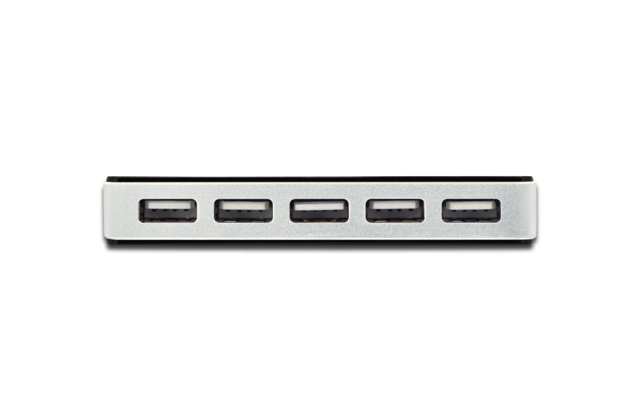 Digitus USB 2.0 Hub 10-port, 10x USB A/F, 1x USB mini