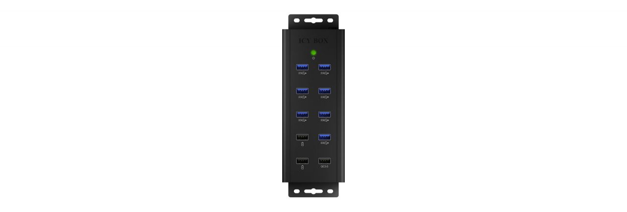 Raidsonic IcyBox IB-HUB1703-QC3 7 port USB3.0 Hub with 3 charge ports