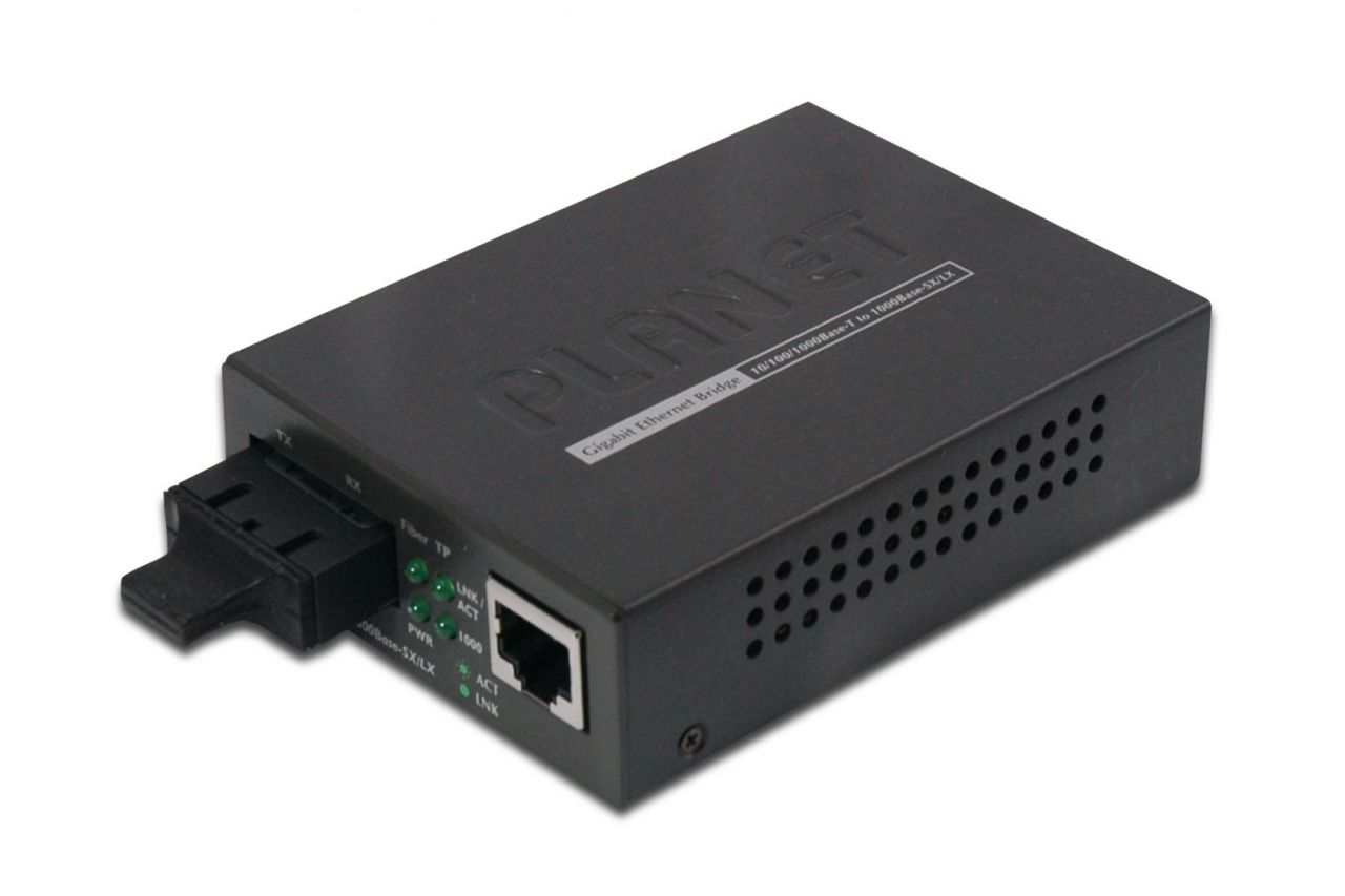 Planet Gigabit Ethernet Media Converter, SM