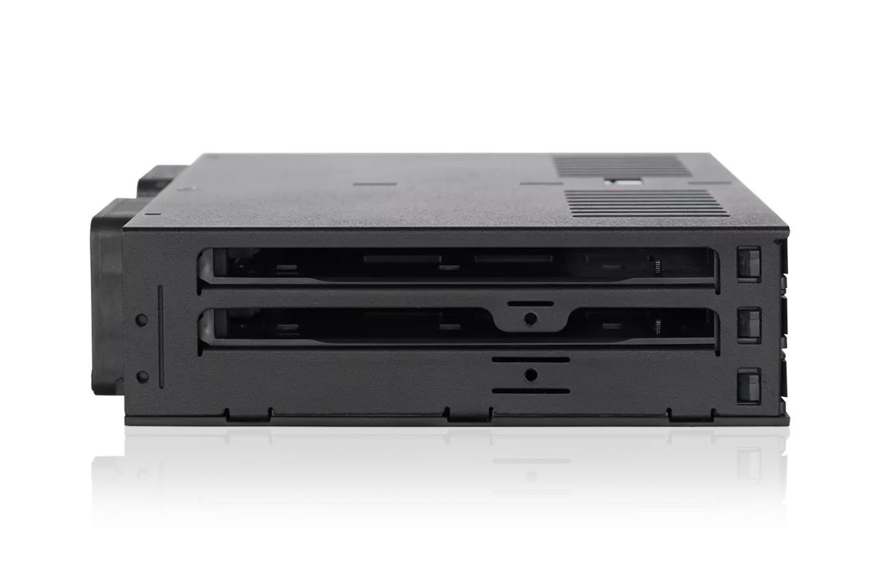 IcyDock ExpressCage MB326SP-B 6 Bay 2.5” SATA HDD / SSD Hot Swap Cage for External 5.25” Bay - Comparable to Tray-Less Design