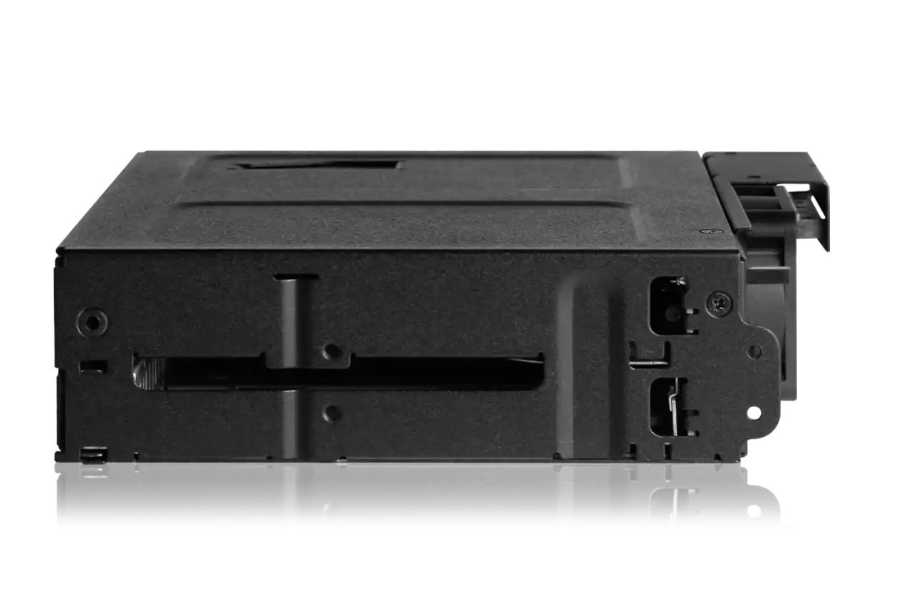 IcyDock ToughArmor MB602SPO-B 2 x 2.5" SAS/SATA SSD/HDD & (Ultra) Slim ODD Backplane Cage for External 5.25" Bay