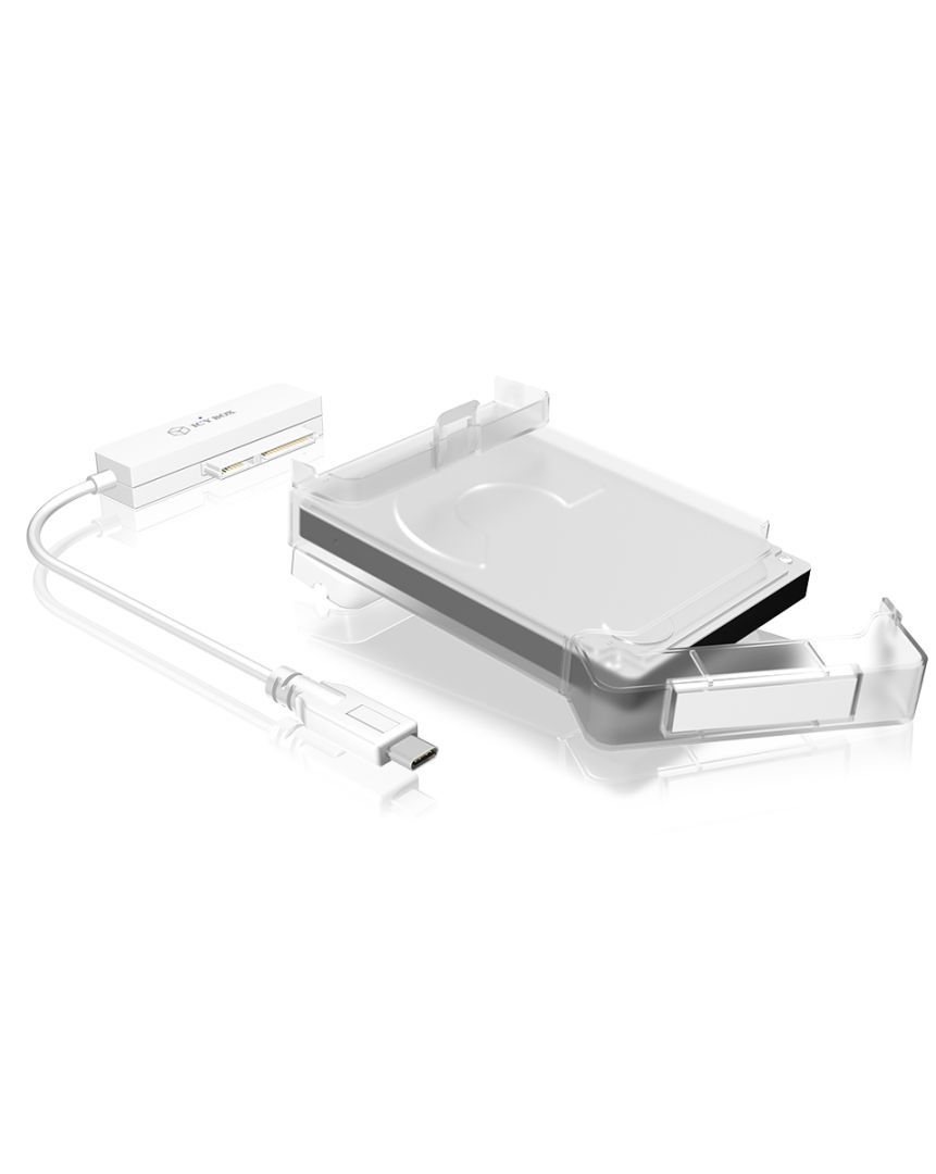 Raidsonic IcyBox IB-AC703-C HDD/SSD with USB3.0 Type-C interface and protection box White