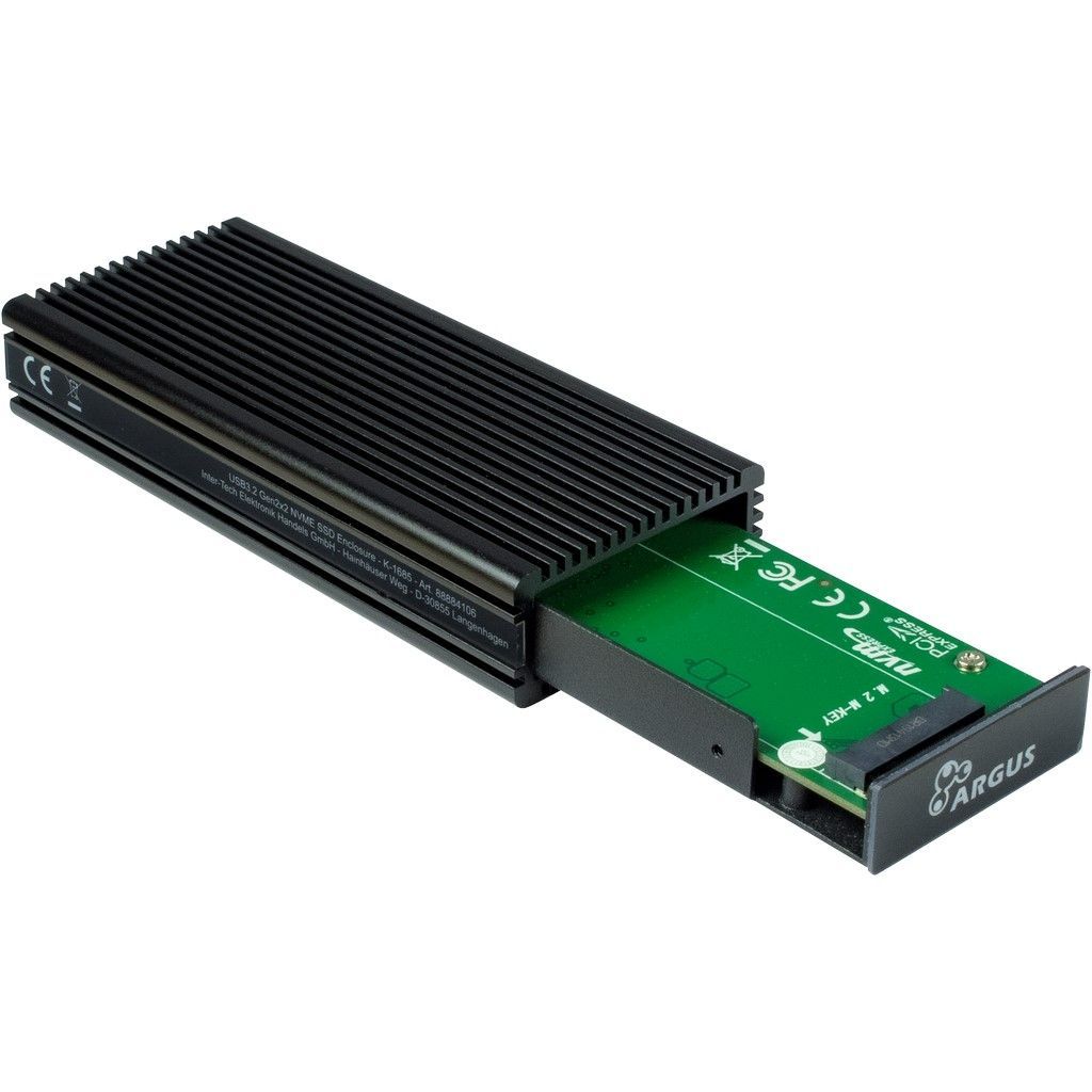 Inter-Tech K-1685 M.2 NVMe USB 3.2 Gen2 SSD case