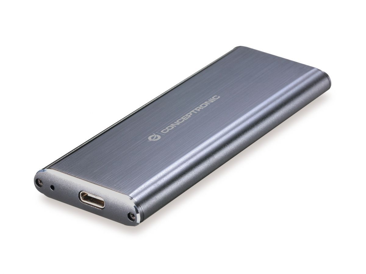 Conceptronic M.2 USB 3.2 SATA SSD Enclosure Grey