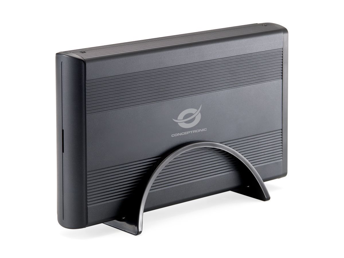 Conceptronic 3,5" USB 2.0 SATAIII HDD Enclosure Black