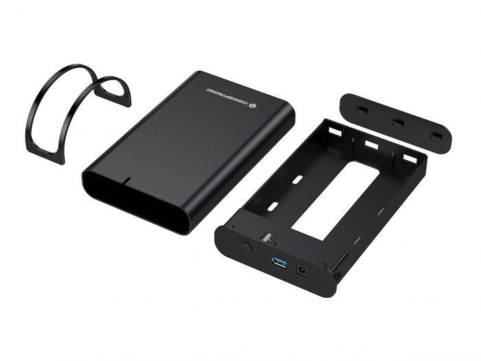 Conceptronic 2,5"/3,5" USB 3.0 SATA HDD/SSD Enclosure Black