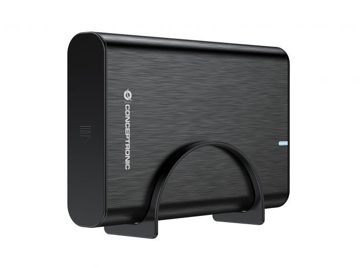 Conceptronic 2,5"/3,5" USB 3.0 SATA HDD/SSD Enclosure Black