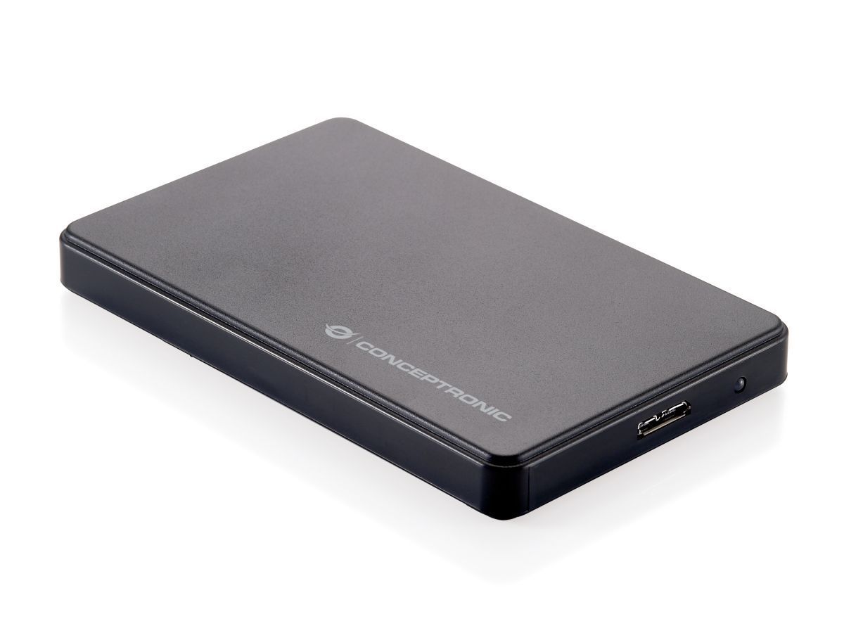 Conceptronic 2,5" USB 3.0 SATAIII HDD/SSD Enclosure Black