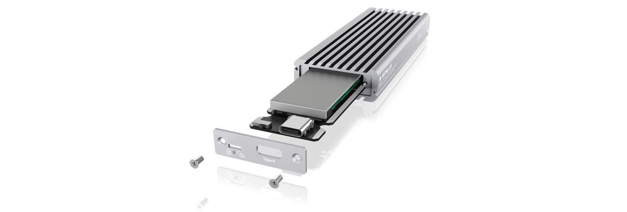 Raidsonic IcyBox IB-1817MA-C31 External Type-C enclosure for M.2 NVMe SSD Silver